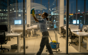Büroreinigung in der Nacht